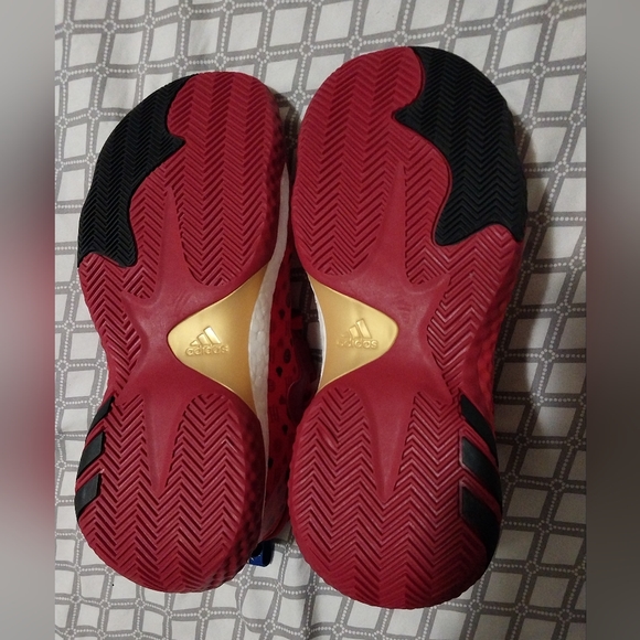 Adidas James Harden Vol. 6 Vivid Red Monogram LasVegas Size8#vegas#backtoschool - Picture 11 of 11